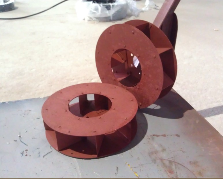 Fan Blade for the Brown Rice Bran